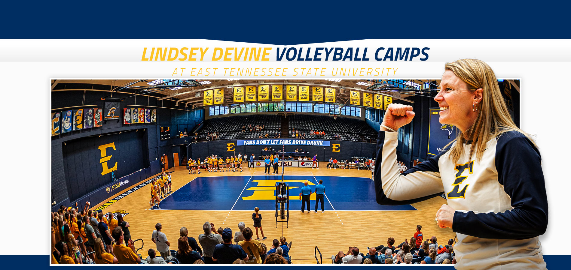Lindsey Devine Volleyball Camps At East Tennessee State University Johnson City, Tennessee